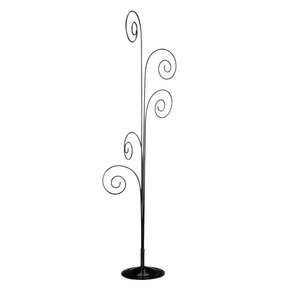 inge-glas-ornamentst-nder-metall-schwarz-70-cm image 1