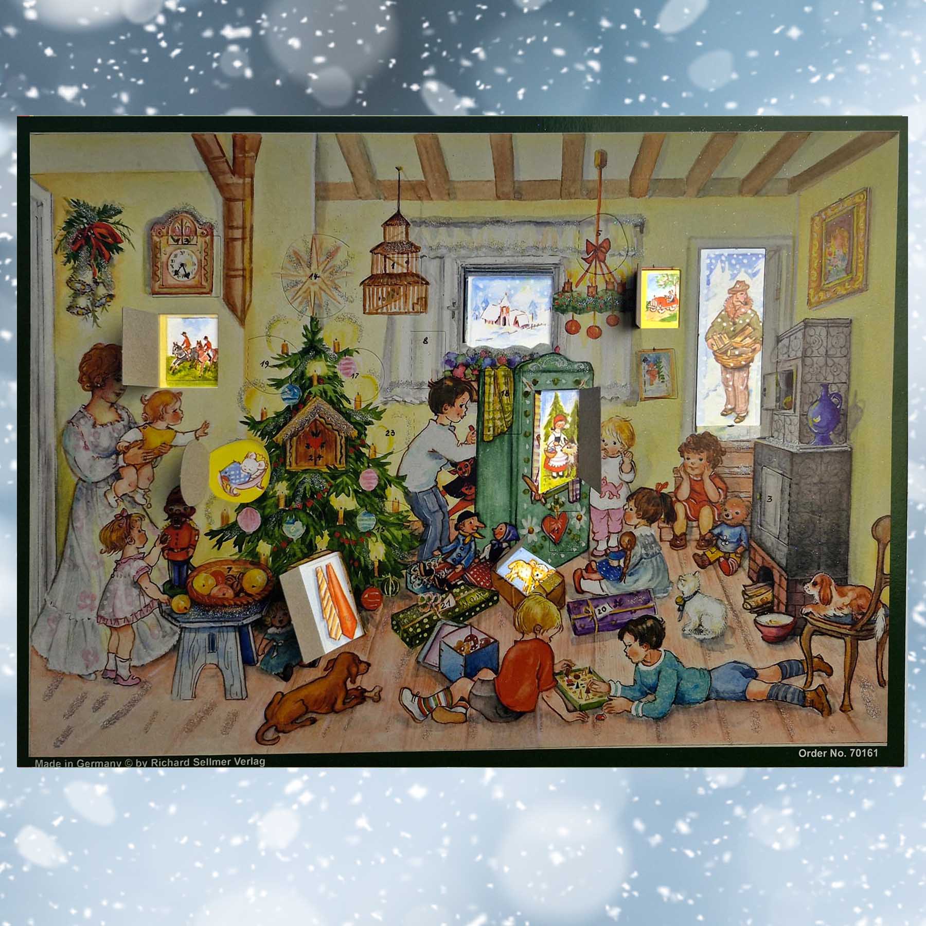 sellmer-verlag-adventskalender-bescherung-an-heilig-abend-f-r-kinder-gro-format image 2