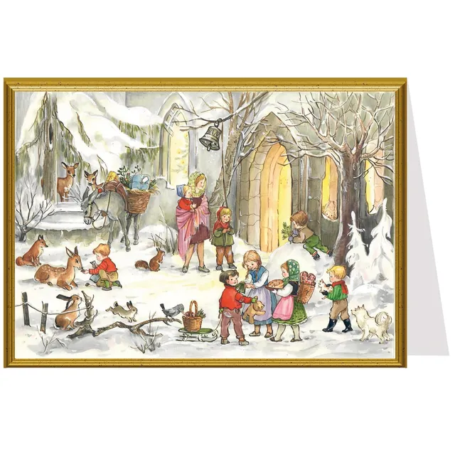 sellmer-verlag-weihnachtskarte-wir-warten-aufs-christkind image 1