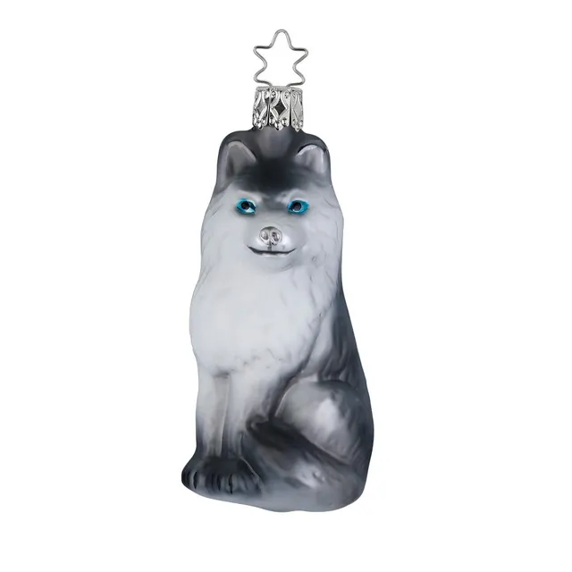 inge-glas-husky-glasfigur-hund-10-5-cm-grau image 1