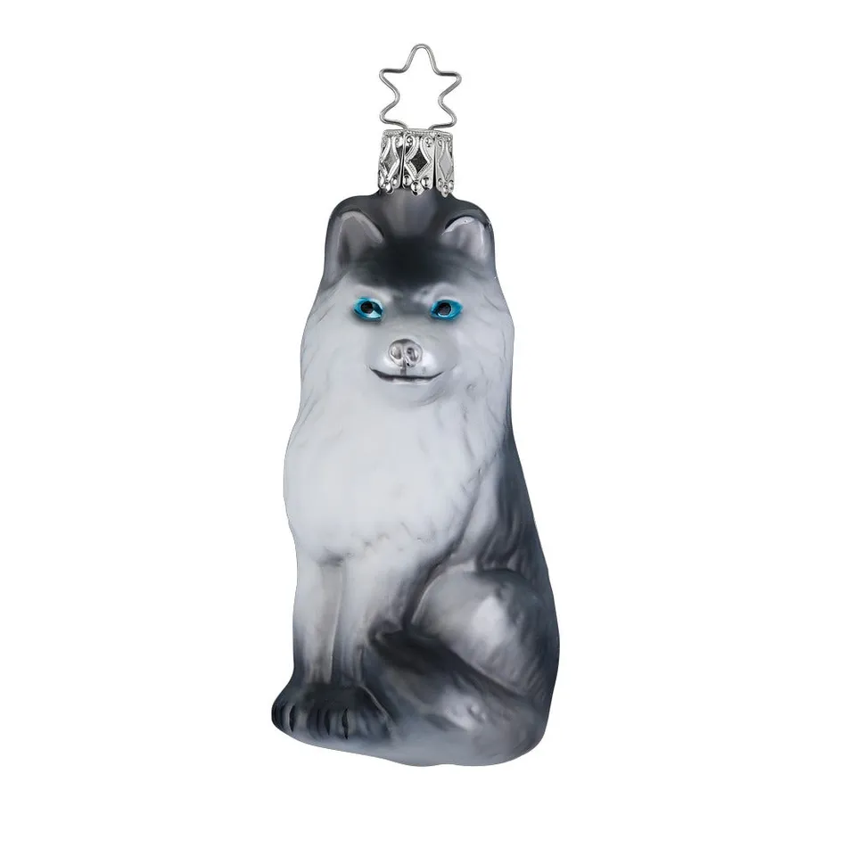 inge-glas-husky-glasfigur-hund-10-5-cm-grau image 1