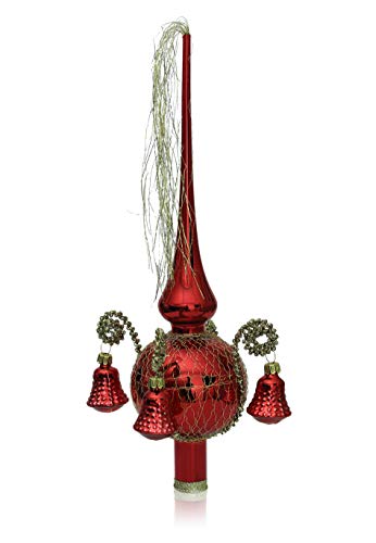lauschaer-glas-weihnachtsbaumspitze-rot-glanz-mit-formgl-ckchen-l-28-cm image 7