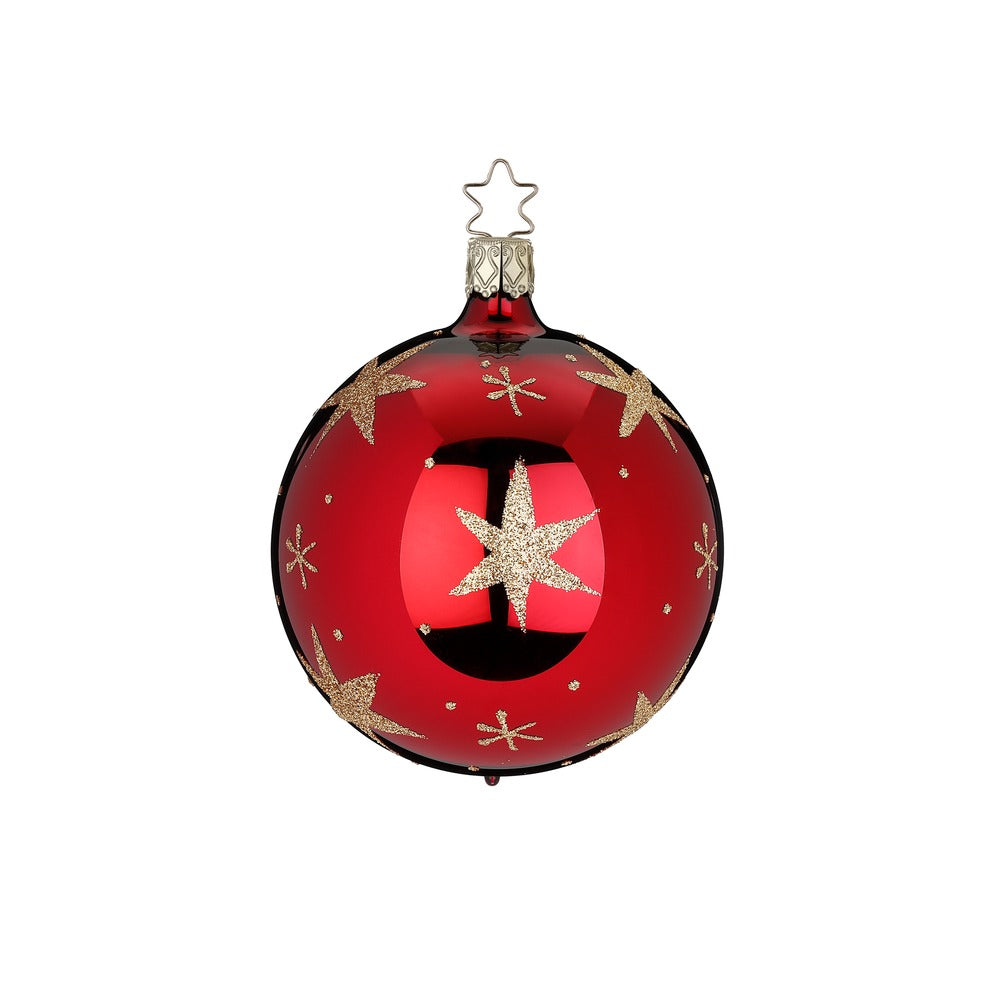 inge-glas-sternenlicht-christbaumkugel-glas-rot-6-cm image 1