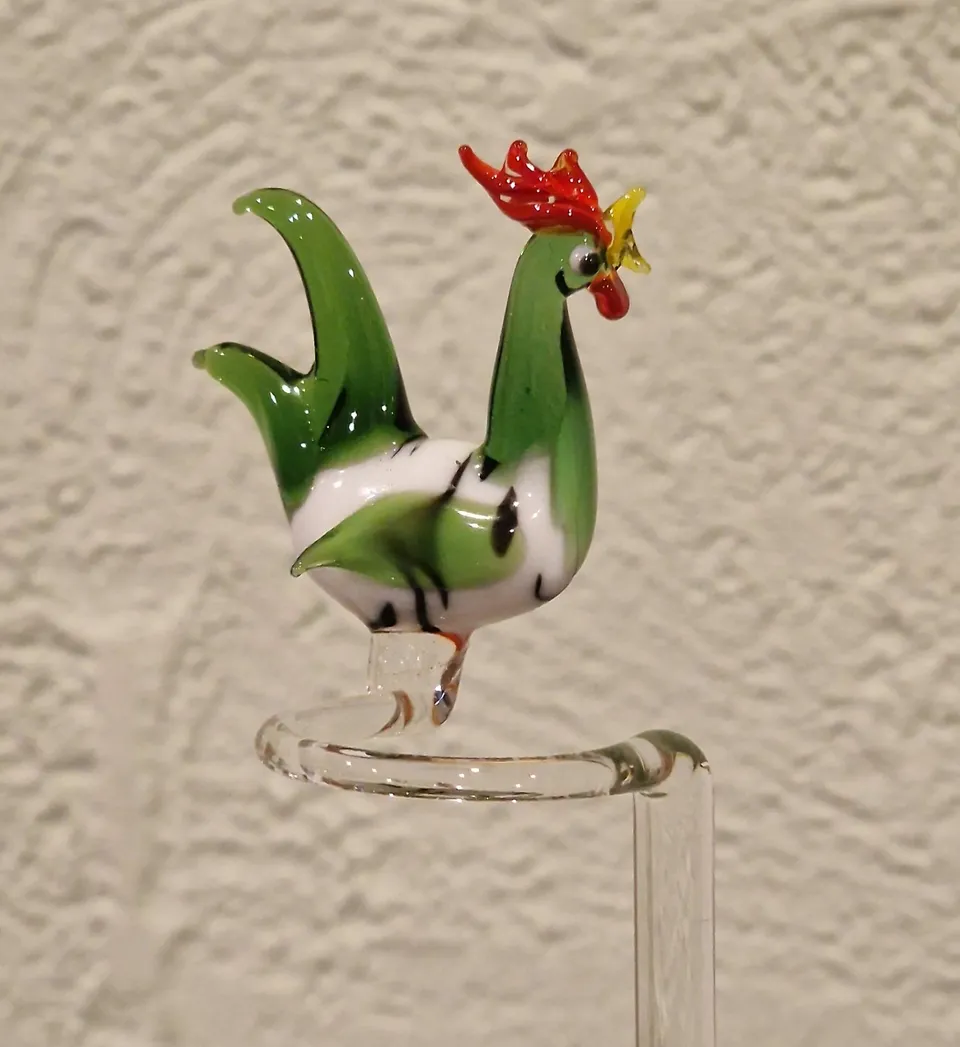 lauschaer-glas-orchideenstab-mit-hahn-45-cm-handgeformt image 1