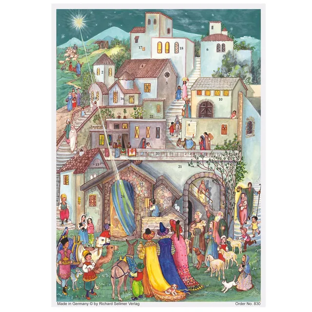 sellmer-verlag-adventskalender-heilige-drei-k-nige-in-bethlehem-a4 image 1