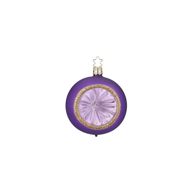 inge-glas-strahlender-luxus-christbaumkugel-glas-lila-8-cm image 1