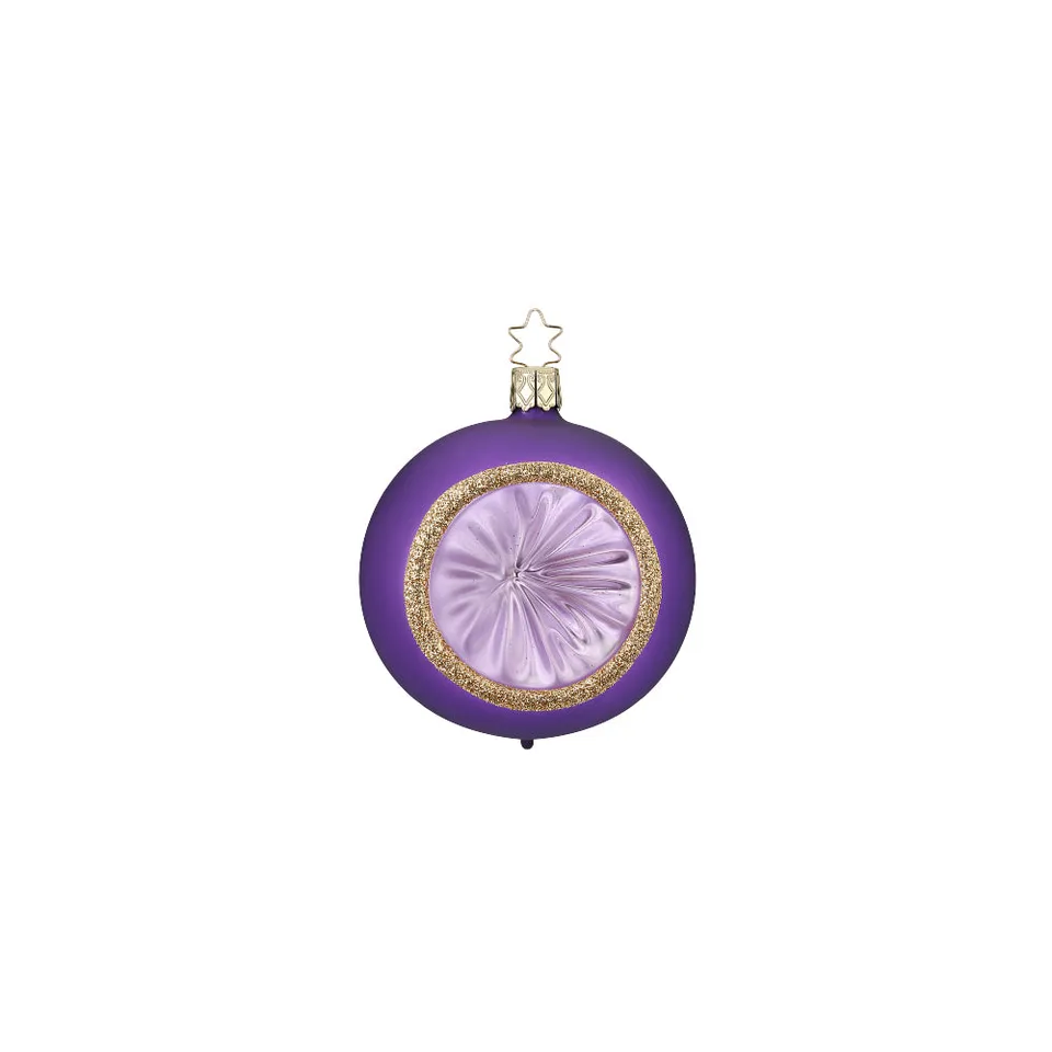 inge-glas-strahlender-luxus-christbaumkugel-glas-lila-8-cm image 1