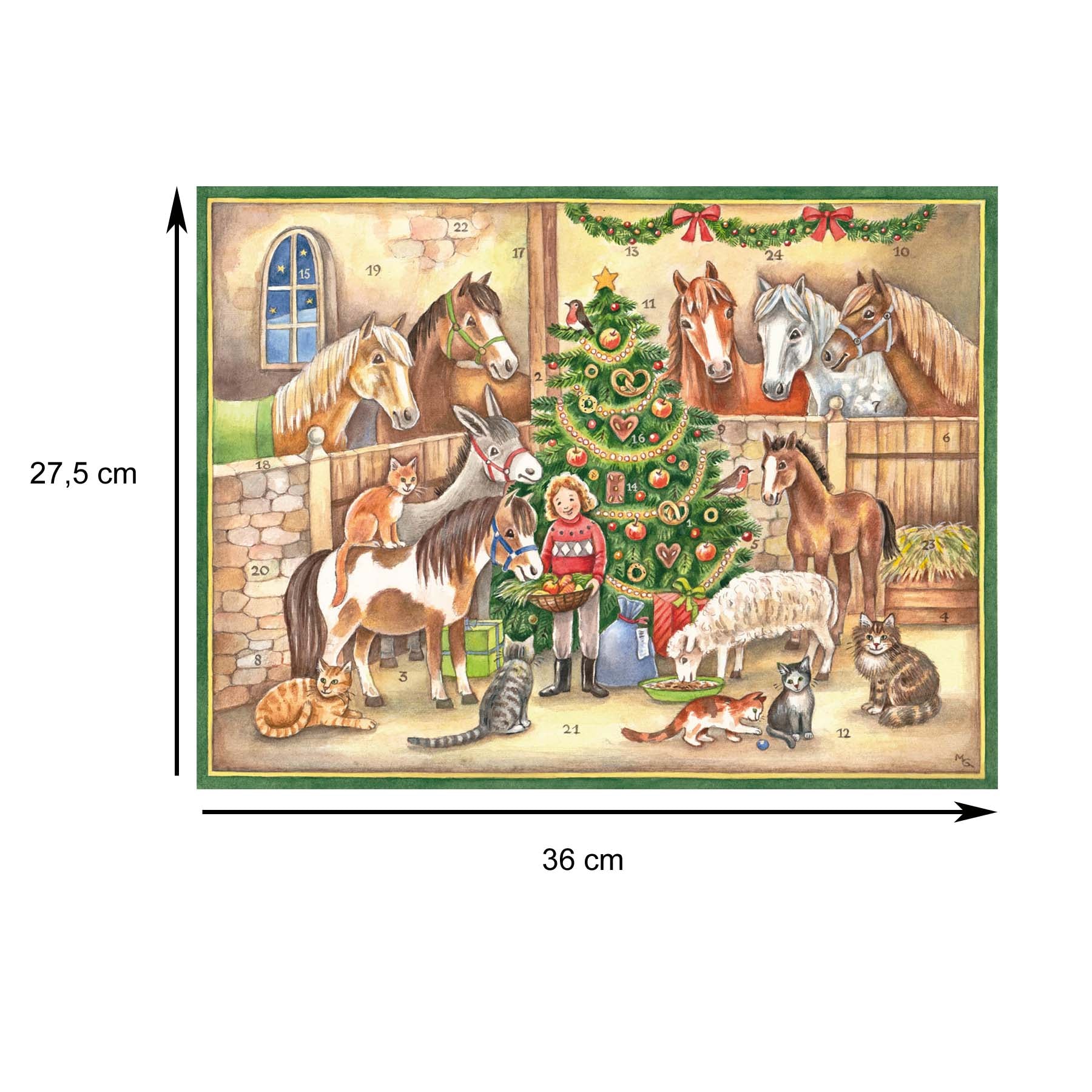sellmer-verlag-pferde-adventskalender-im-stall-gro-format image 5