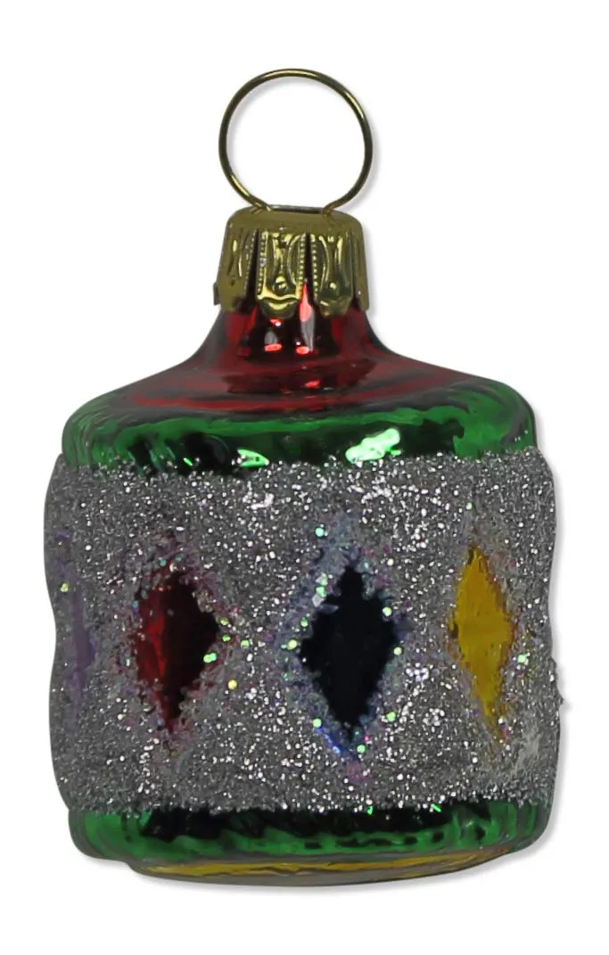lauschaer-glas-christbaumschmuck-kleine-trommel-bunt-mundgeblasen image 1