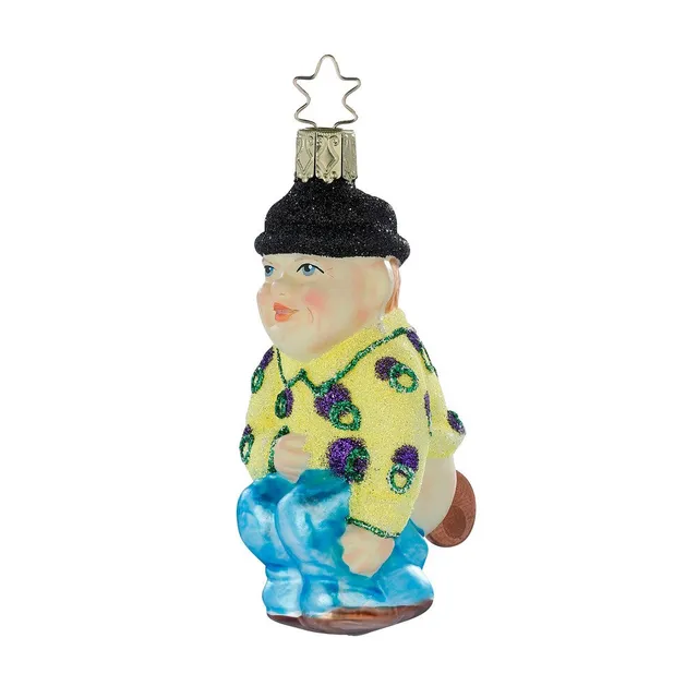 inge-glas-geldschei-erle-gelb-glasfigur-10-cm image 1