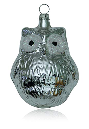 lauschaer-glas-gro-e-eule-silber-3er-set-christbaumschmuck-mundgeblasen image 6