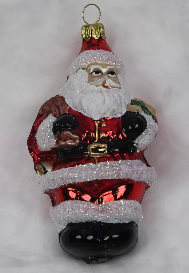 lauschaer-glas-weihnachtsmann-mit-rucksack-christbaumschmuck image 1