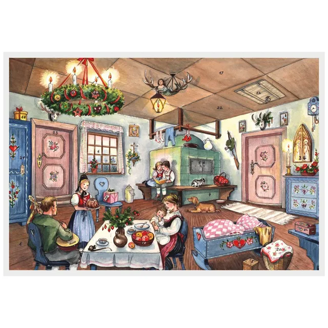 sellmer-verlag-adventskalender-a4-in-der-stube-historisch image 1