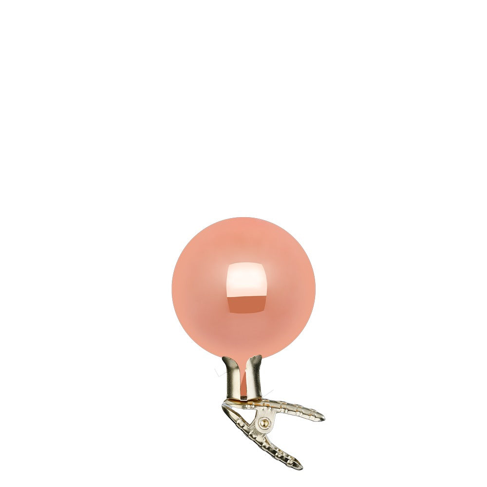 inge-glas-kugeln-auf-clip-christbaumschmuck-6-cm-apricot-opal image 1