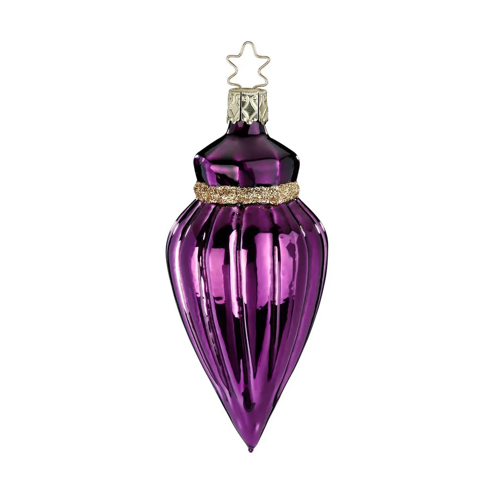 inge-glas-violettes-juwel-christbaumschmuck-glas-11-cm image 1
