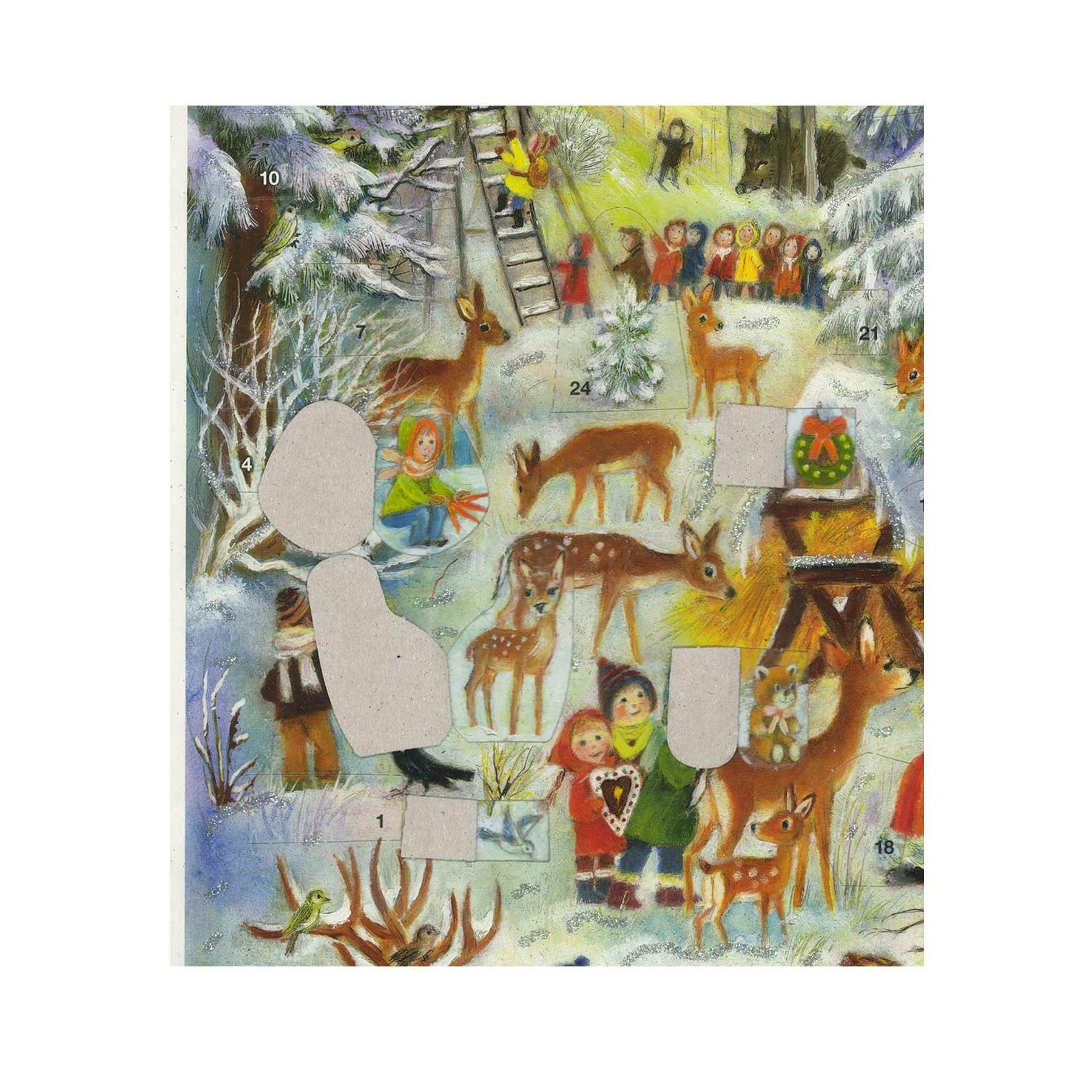 sellmer-verlag-adventskalender-weihnachten-im-wald-papier-gro-format image 3