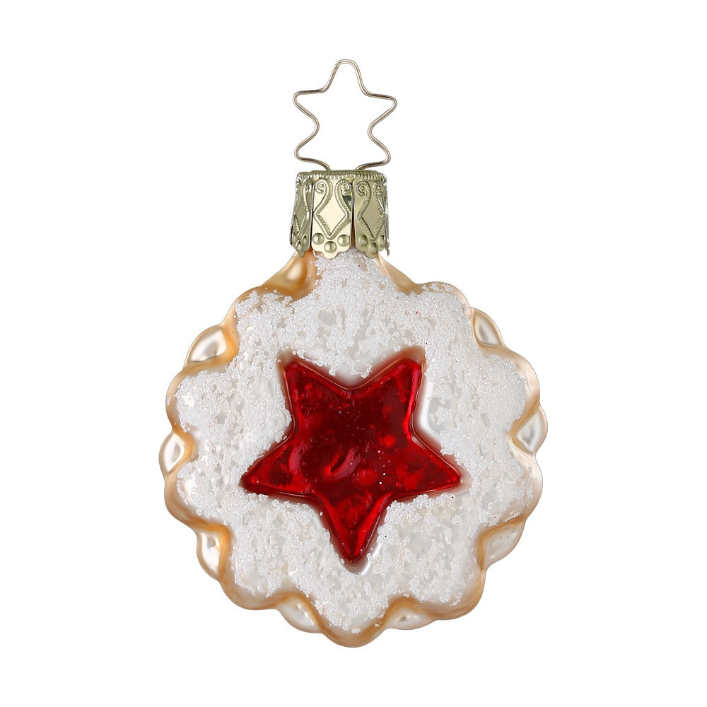 inge-glas-spitzbube-stern-glas-anh-nger-6-cm-rot image 1