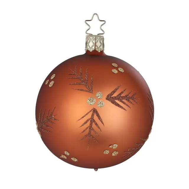 inge-glas-tannenzauber-christbaumkugel-8-cm-braun-2 image 1