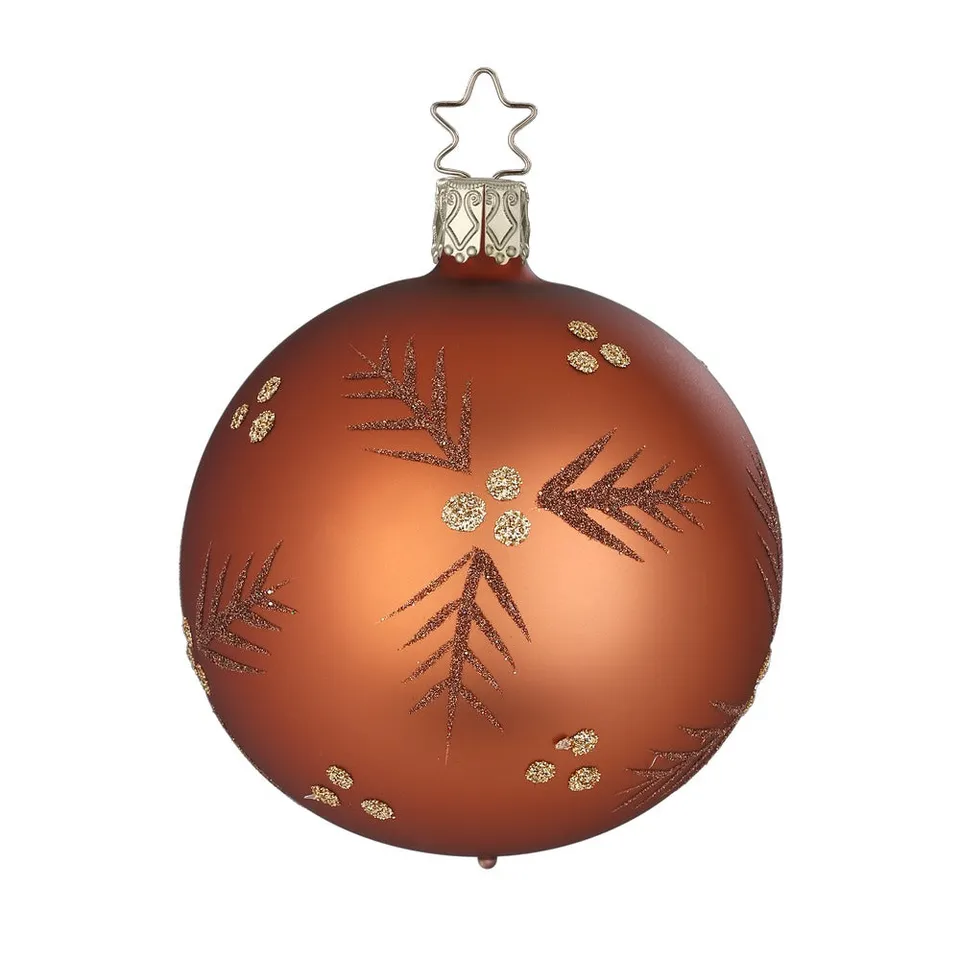 inge-glas-tannenzauber-christbaumkugel-8-cm-braun-2 image 1