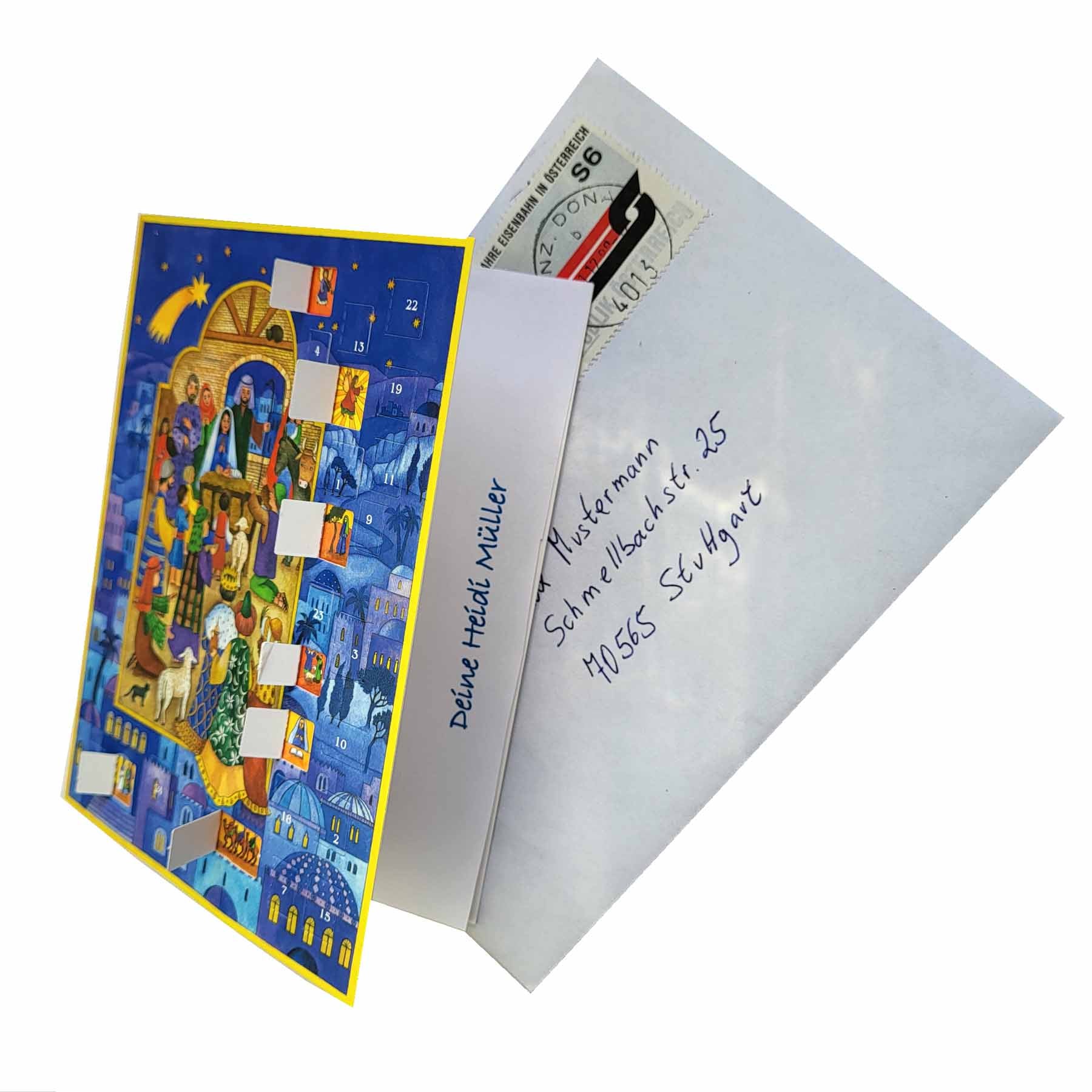 sellmer-verlag-postkarten-adventskalender-weihnachten-in-bethlehem-a6-orientalis image 2