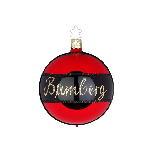 inge-glas-bamberg-christbaumkugel-rot-8-cm image 1