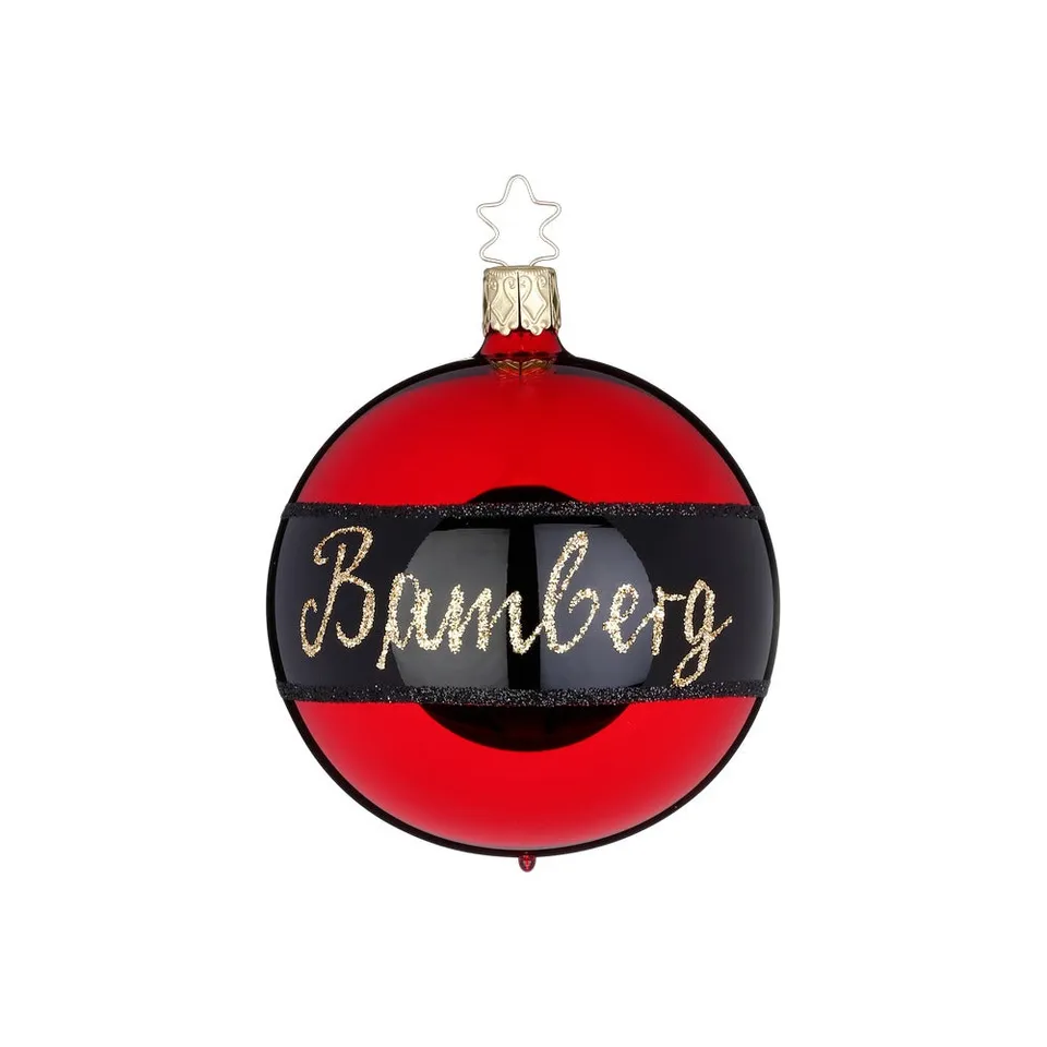 inge-glas-bamberg-christbaumkugel-rot-8-cm image 1
