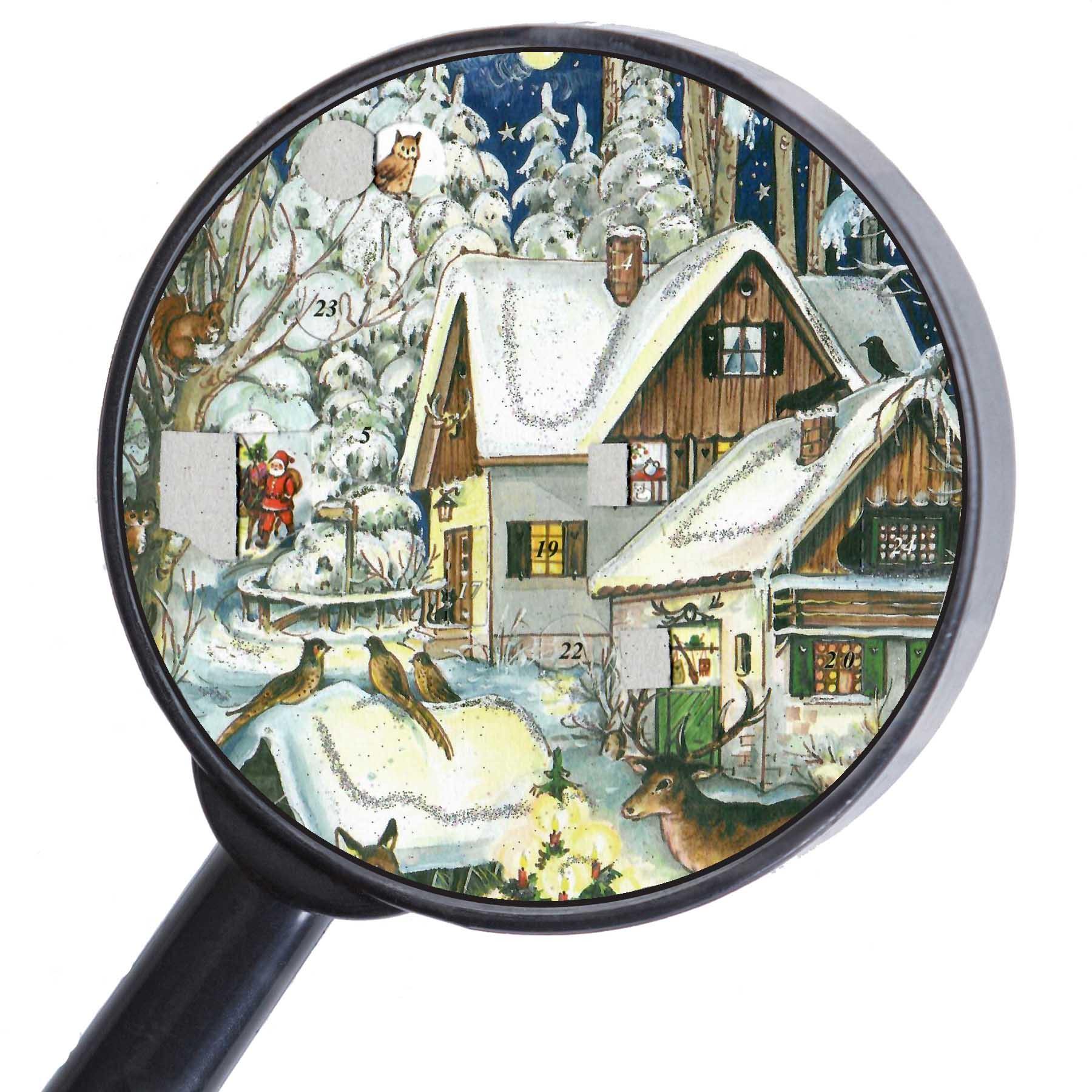 sellmer-verlag-adventskalender-a4-winter-bei-den-tieren-nostalgischer-papier-adv image 4