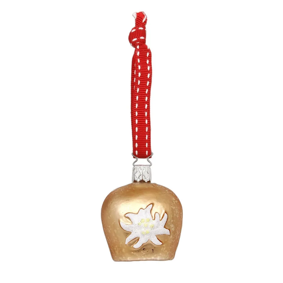 inge-glas-manufaktur-edelwei-glocke-christbaumschmuck-6-cm-gold image 1
