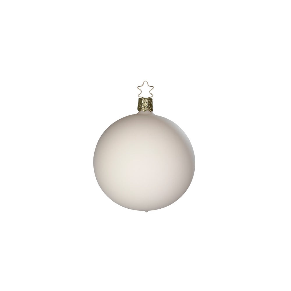 inge-glas-kugeln-christbaumkugel-creme-samt-8-cm image 2