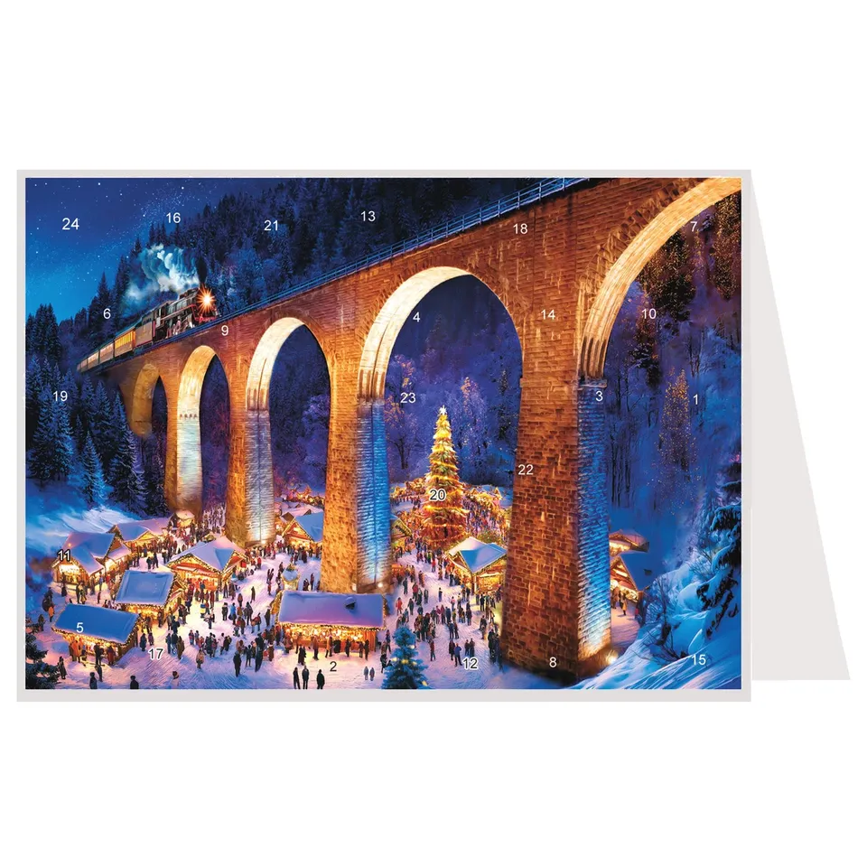 sellmer-verlag-mini-adventskalender-budenzauber-unterm-eisenbahnviadukt image 1