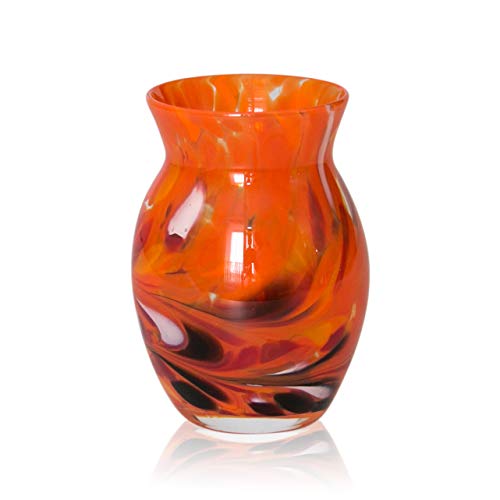 lauschaer-glas-vase-granulat-orange-h-13cm-mundgeblasen image 3