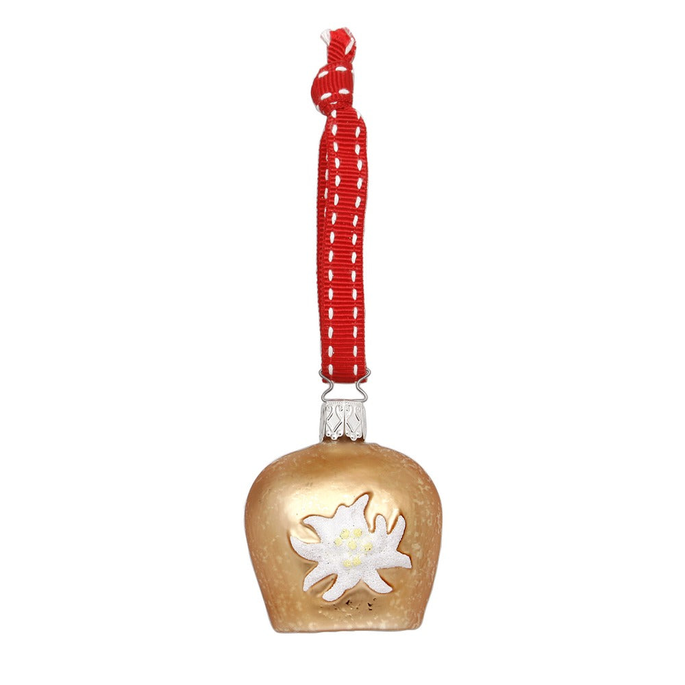 inge-glas-manufaktur-edelwei-glocke-christbaumschmuck-6-cm-gold image 1