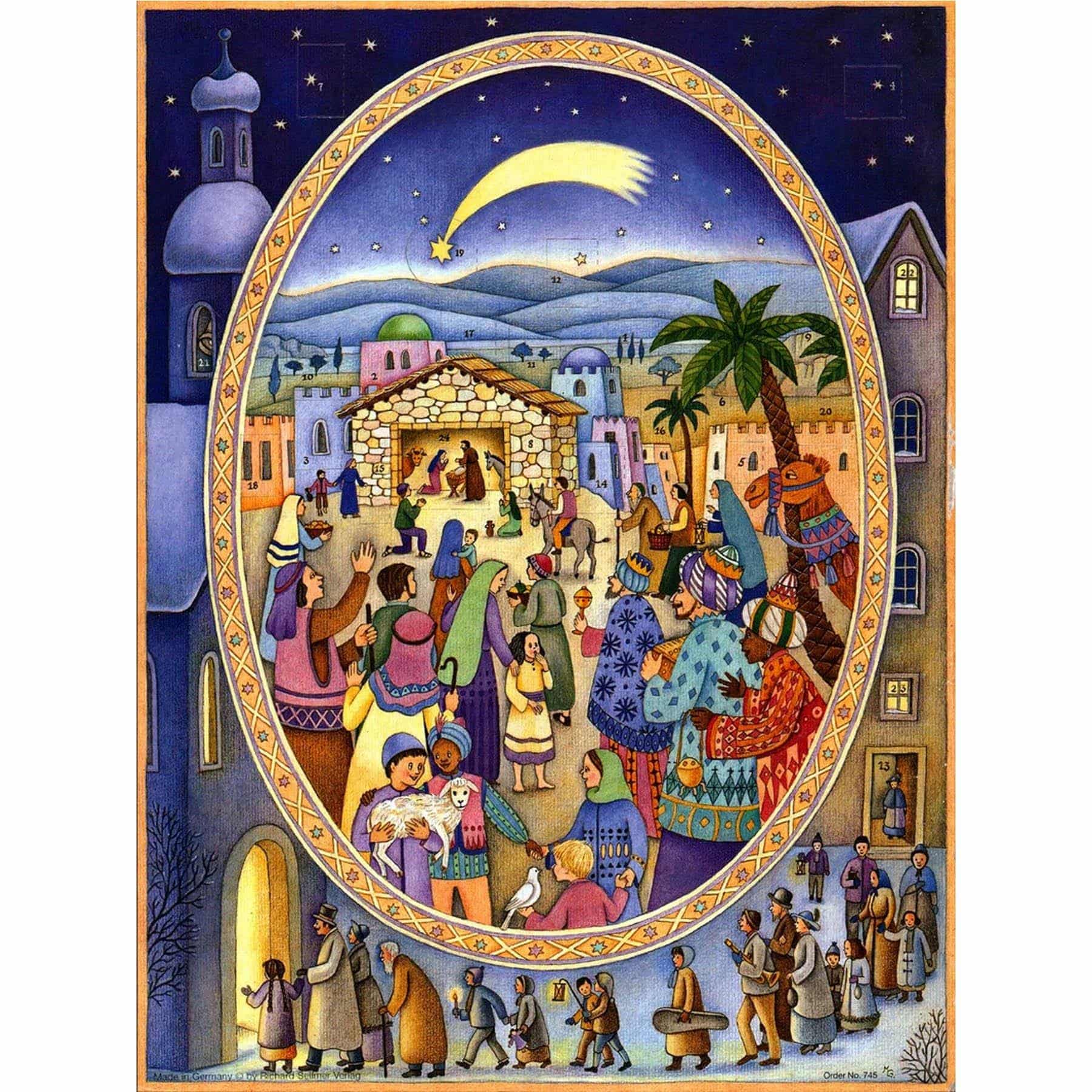 sellmer-verlag-adventskalender-weihnachten-ist-berall-papier-adventskalender-gro image 1