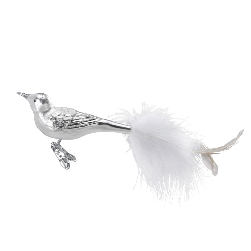 inge-glas-white-feathers-christbaumschmuck-aus-glas-11-cm-silber image 1