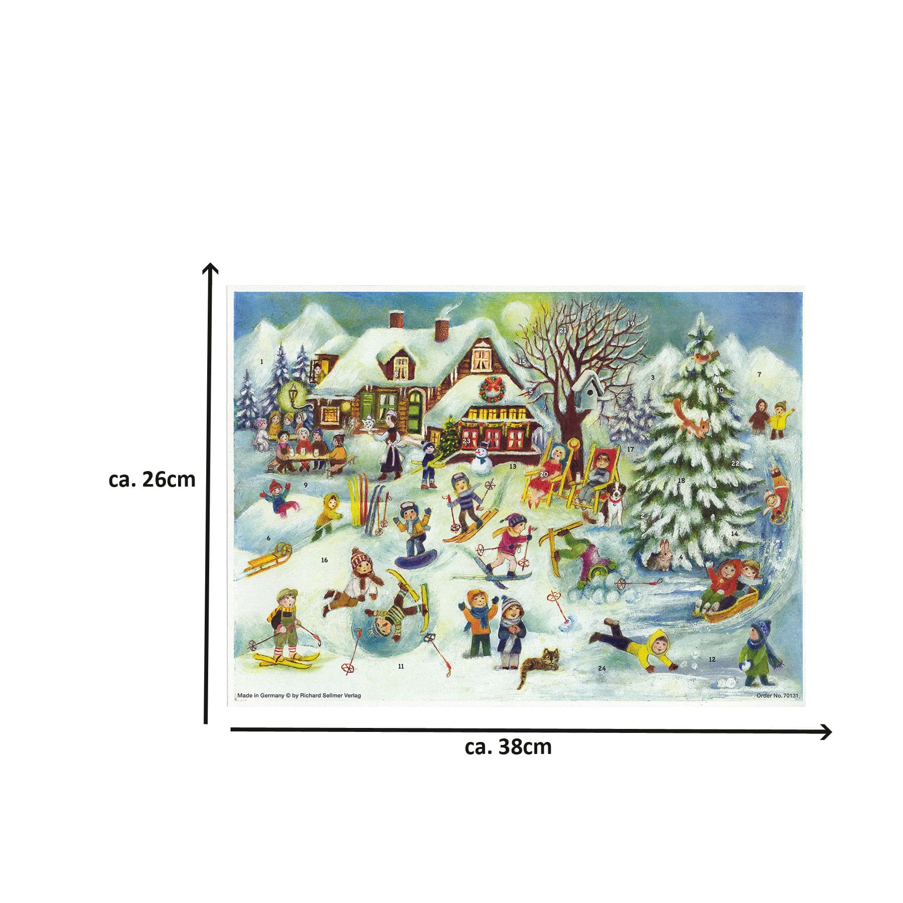 sellmer-verlag-adventskalender-skih-tte-papier-gro-format-querformat image 4