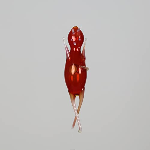 lauschaer-glas-flaschenteufel-wasserteufel-rot-mundgeblasen image 4