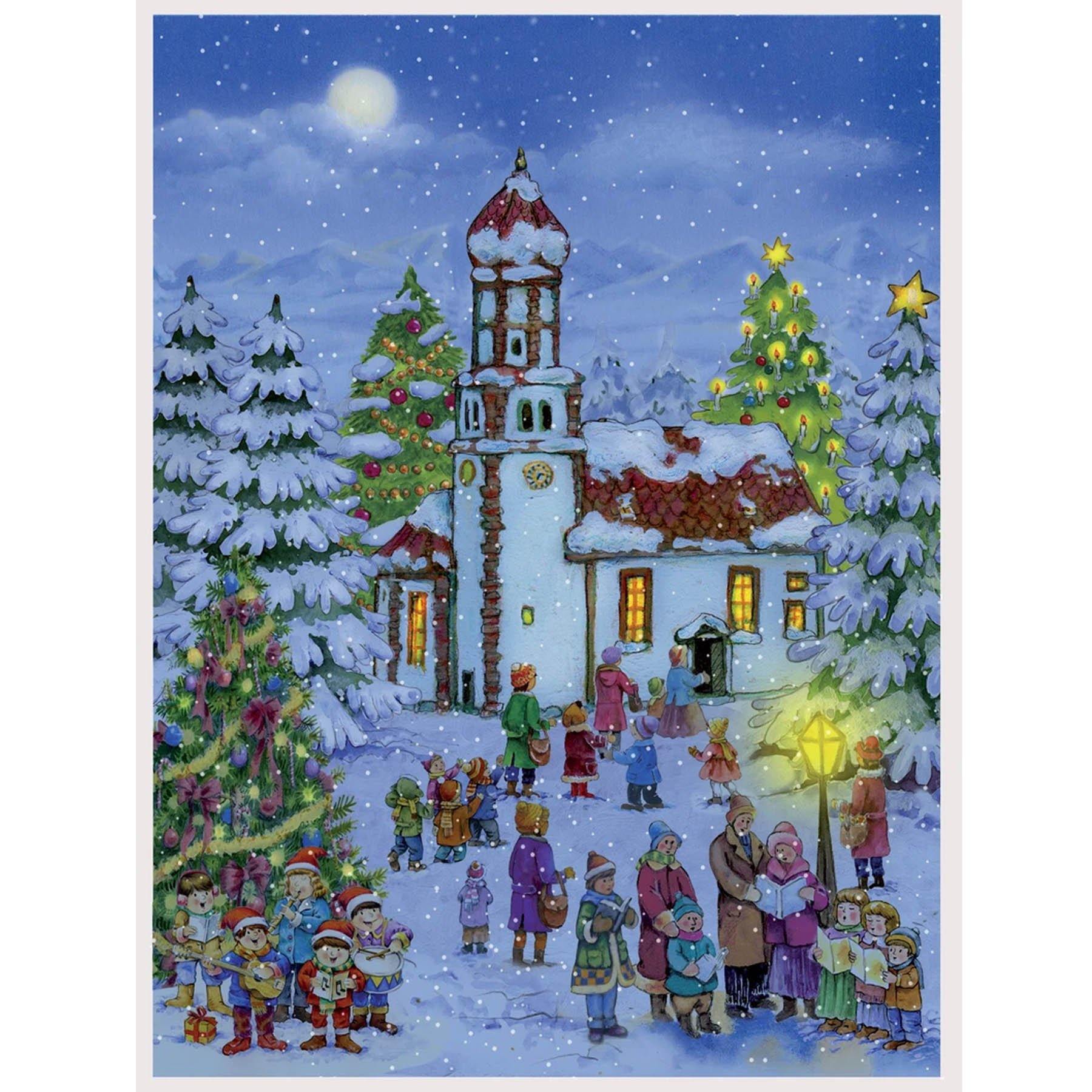 sellmer-verlag-adventskalender-weihnachtskapelle-gro-format-hochformat image 1
