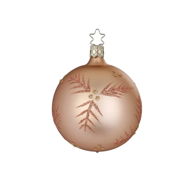 inge-glas-tannenzauber-christbaumkugel-glas-6-cm-beige-creme image 1