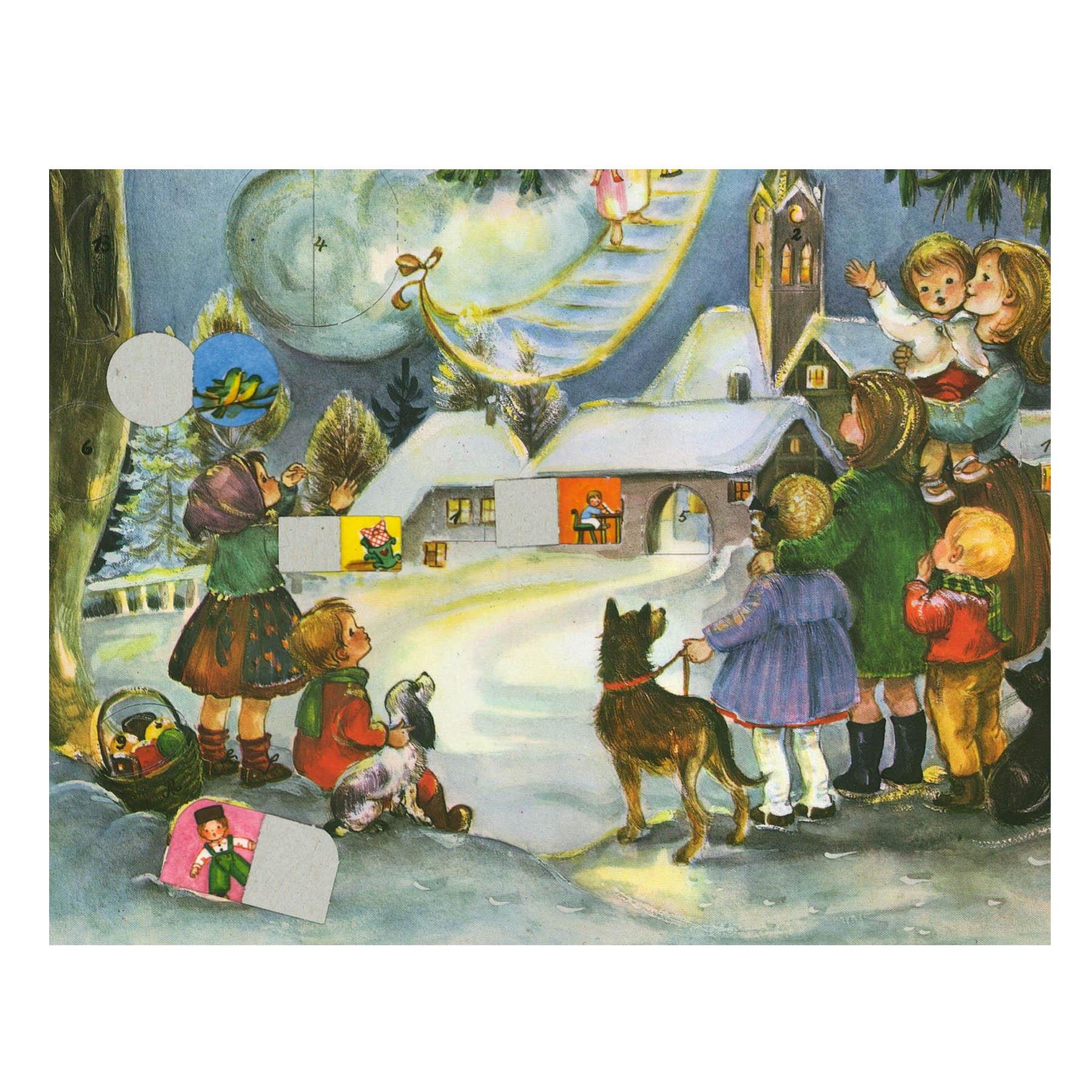 sellmer-verlag-adventskalender-seht-die-himmelsleiter-engel-gro-format image 3