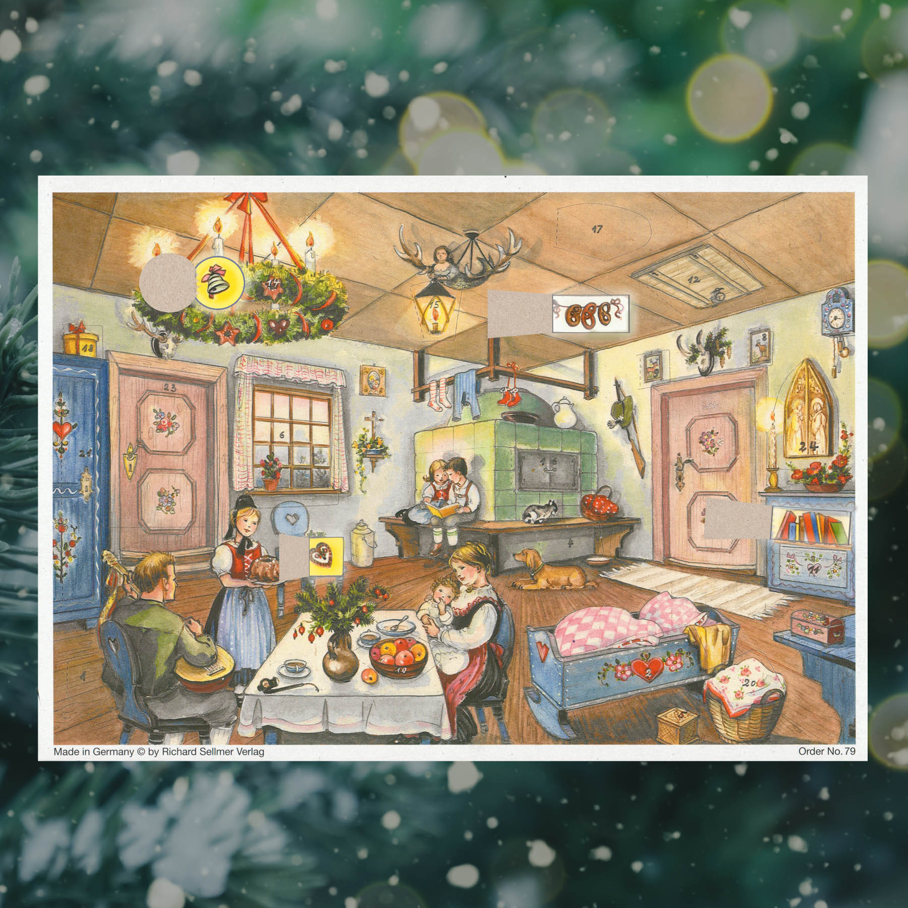 sellmer-verlag-adventskalender-a4-in-der-stube-historisch image 2