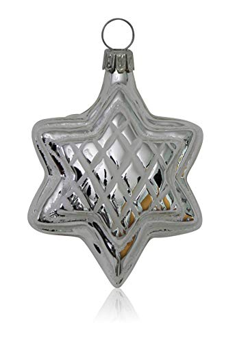 lauschaer-glas-christbaumschmuck-sterne-silber-mit-dekor-4-st-ck image 8