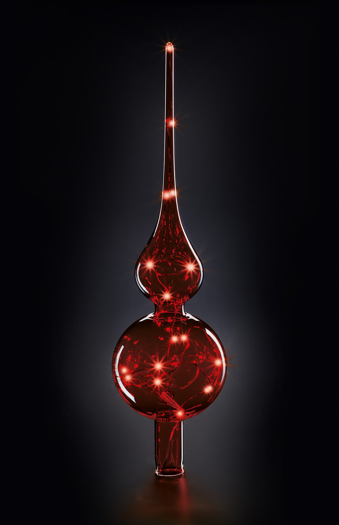 krinner-lumix-tree-topper-rot-beleuchtete-christbaumspitze-led image 1