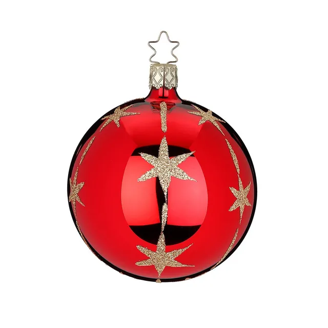 inge-glas-sternenflor-8-cm-christbaumkugel-rot image 1