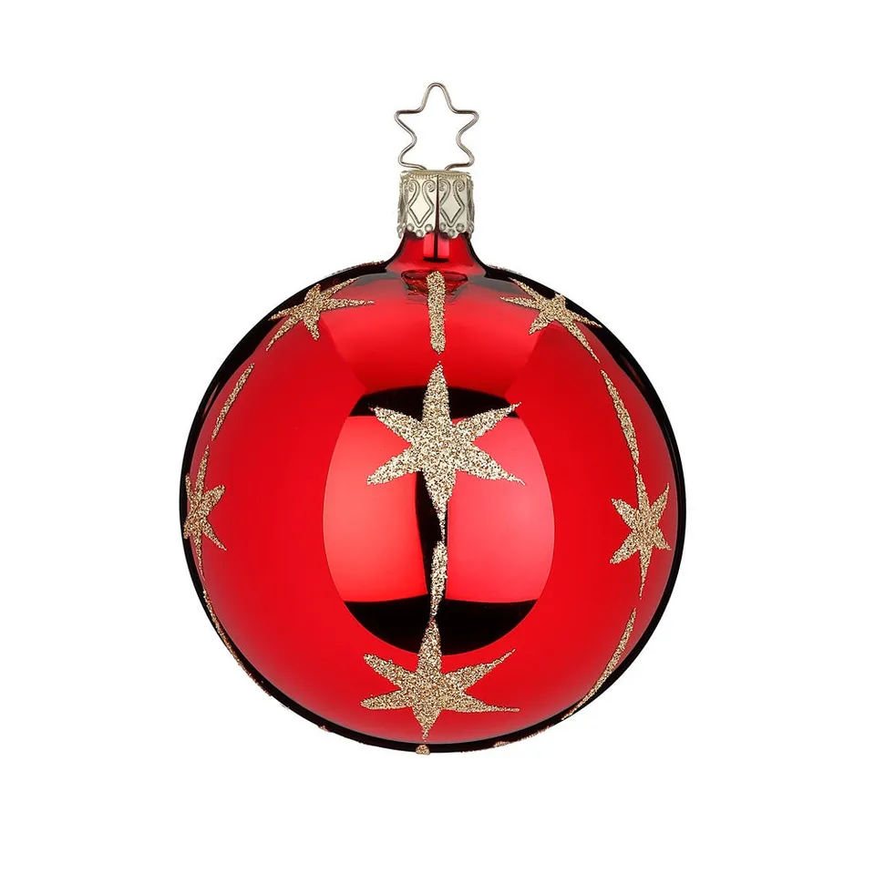 inge-glas-sternenflor-8-cm-christbaumkugel-rot image 1