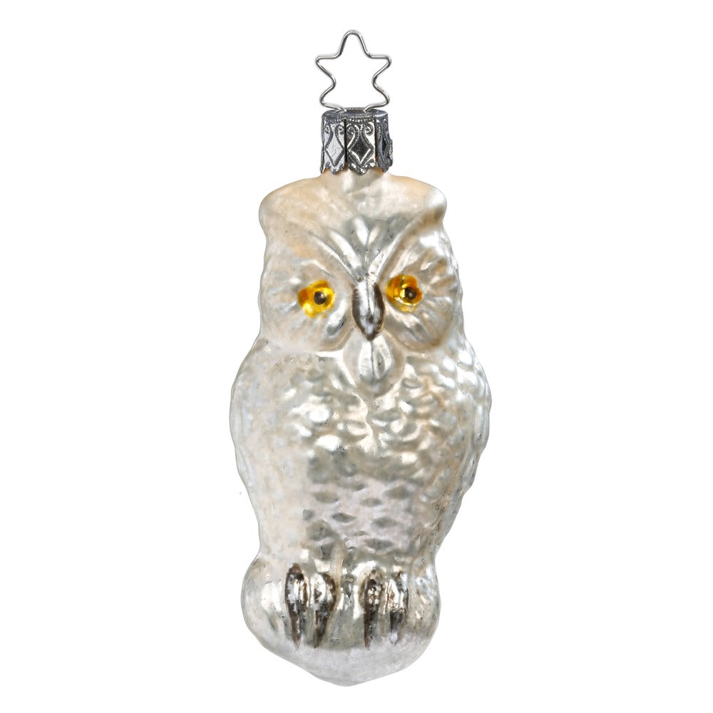 inge-glas-eule-christbaumschmuck-glas-10-cm-beige-creme image 1