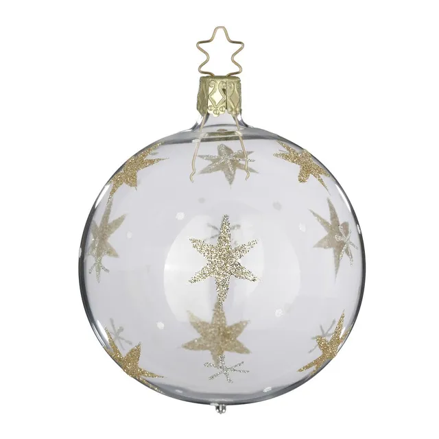 inge-glas-sternenhimmel-christbaumkugel-glasklar-8-cm image 1