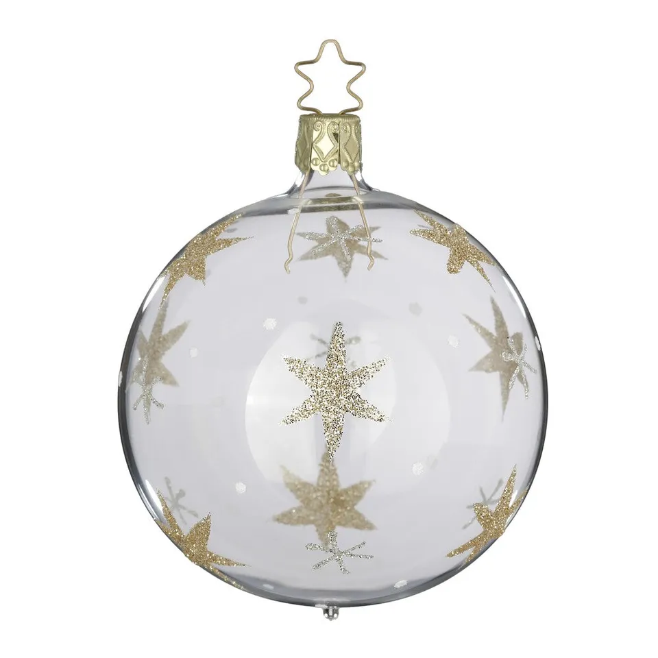 inge-glas-sternenhimmel-christbaumkugel-glasklar-8-cm image 1