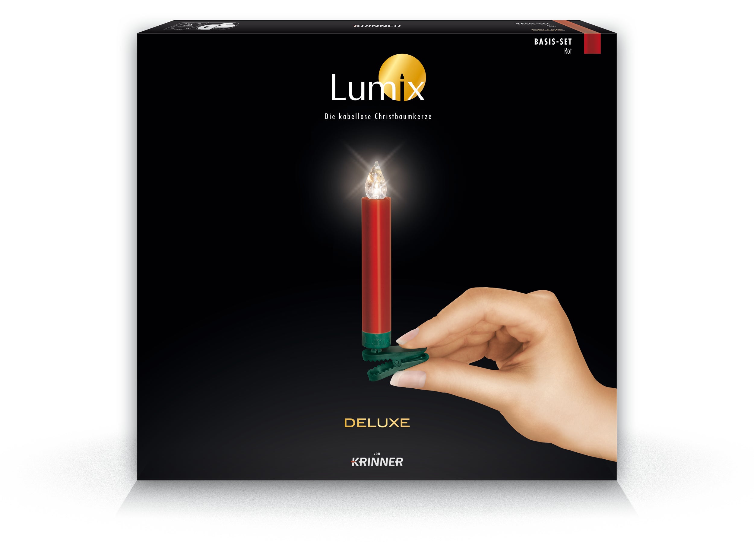 krinner-lumix-deluxe-rot-basis-led-baumkerzenset-10-teilig image 1
