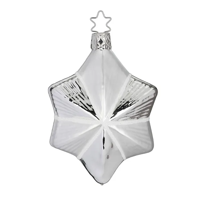 inge-glas-silberner-stern-glasanh-nger-9-5-cm-silber image 1