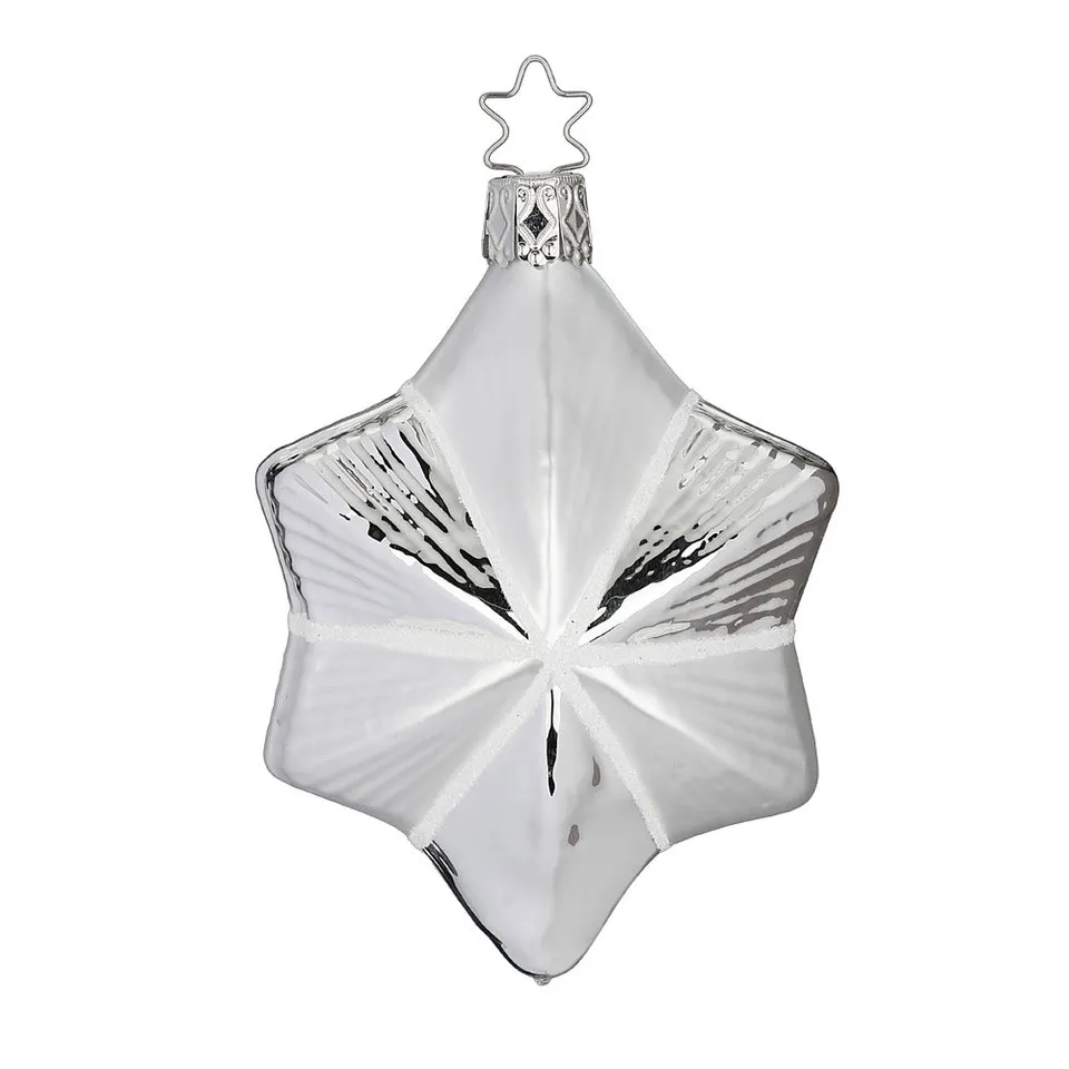 inge-glas-silberner-stern-glasanh-nger-9-5-cm-silber image 1